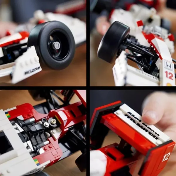 McLaren MP4/4 e Ayrton Senna Lego | 693PCS - Imagem 3